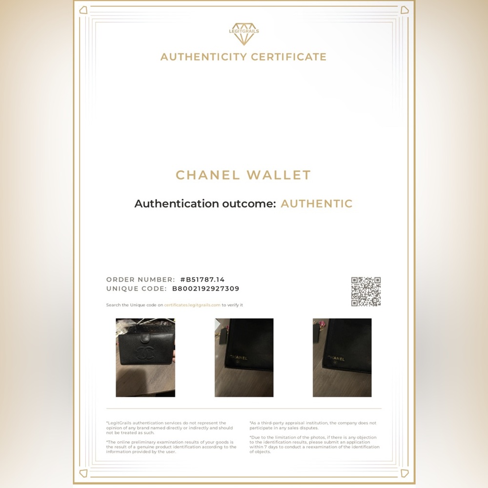 Chanel Vintage Caviar Skin Kisslock Long WalletC - Picture 10 of 10